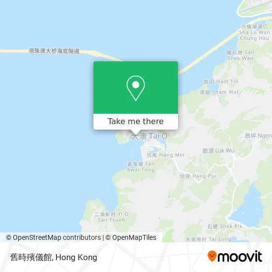 舊時殯儀館地圖