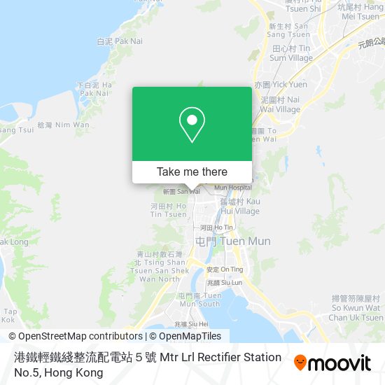 港鐵輕鐵綫整流配電站５號 Mtr Lrl Rectifier Station No.5 map