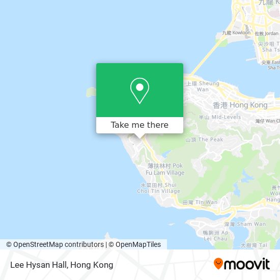 Lee Hysan Hall map