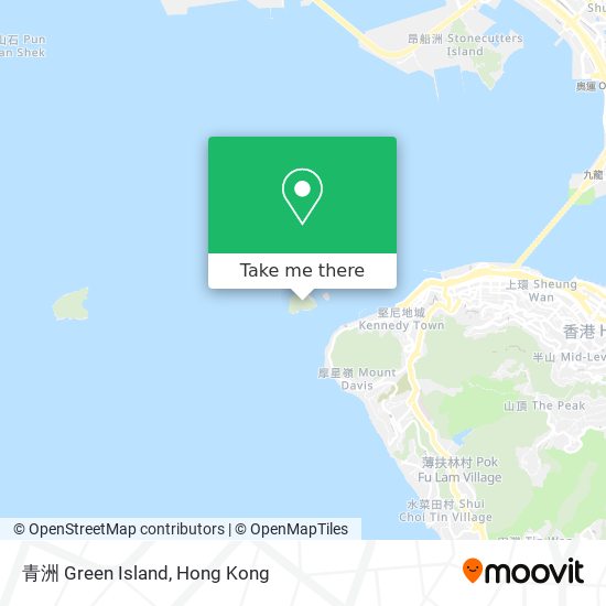 青洲 Green Island map