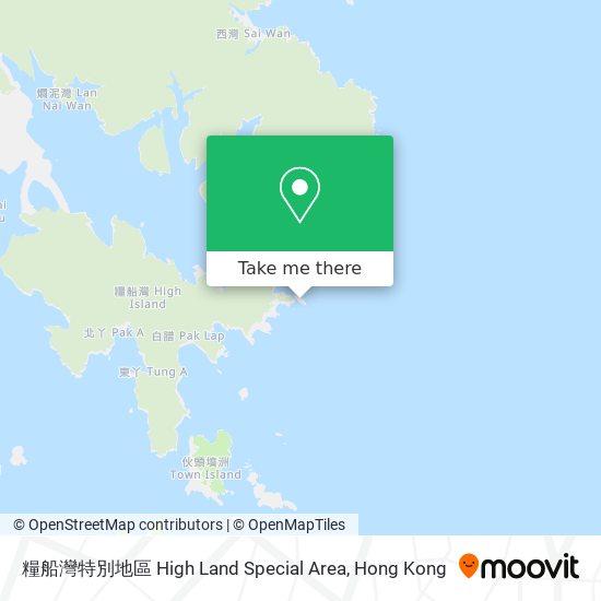 糧船灣特別地區 High Land Special Area map