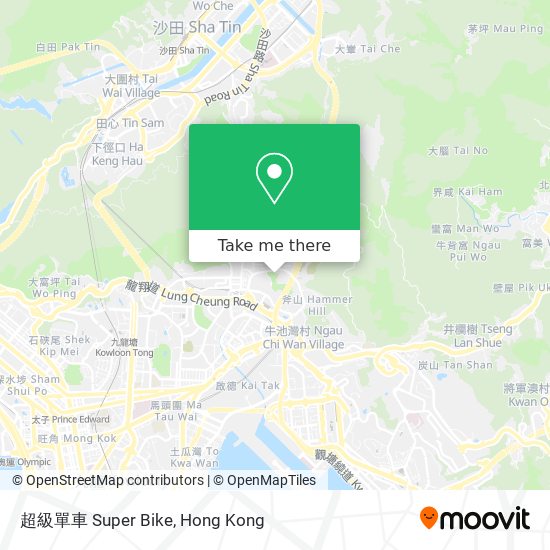 超級單車 Super Bike map