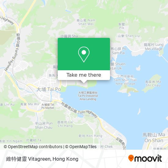 維特健靈 Vitagreen map