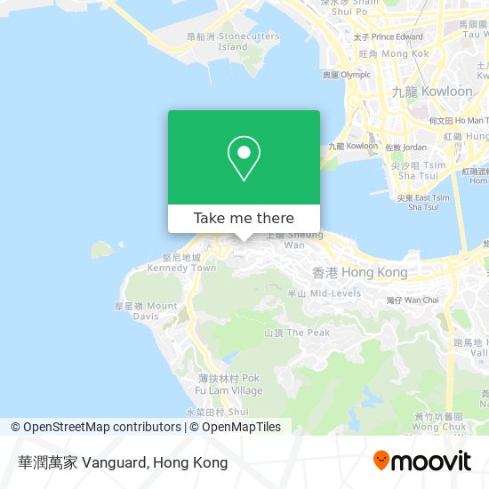 華潤萬家 Vanguard map