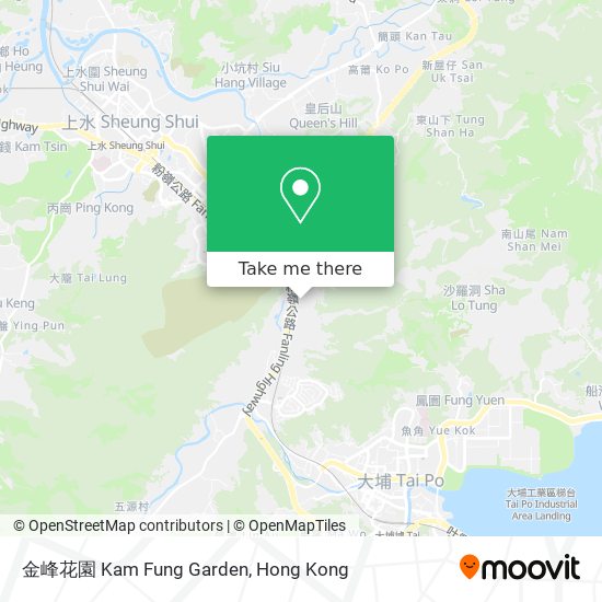 金峰花園 Kam Fung Garden map