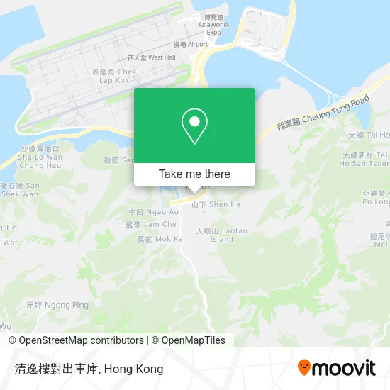 清逸樓對出車庫地圖