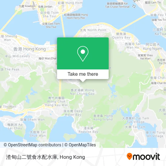 渣甸山二號食水配水庫 map