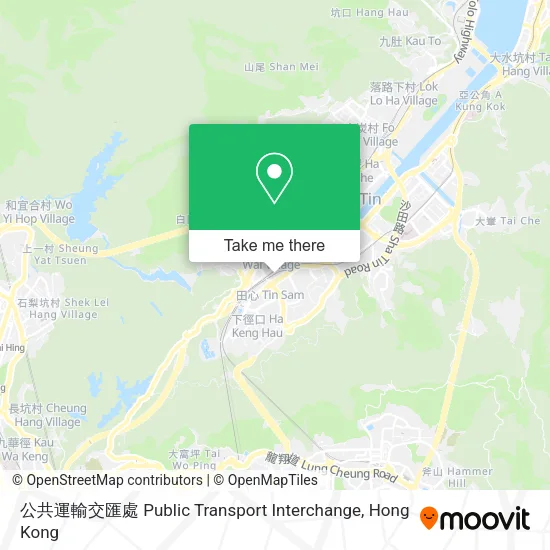公共運輸交匯處 Public Transport Interchange map