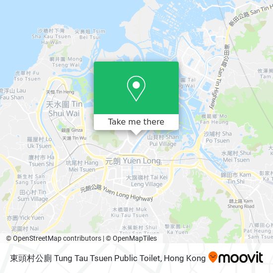 東頭村公廁 Tung Tau Tsuen Public Toilet map