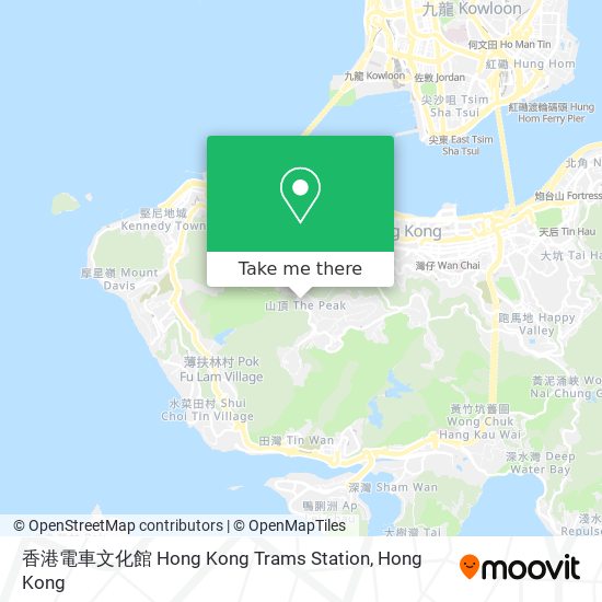 香港電車文化館 Hong Kong Trams Station map