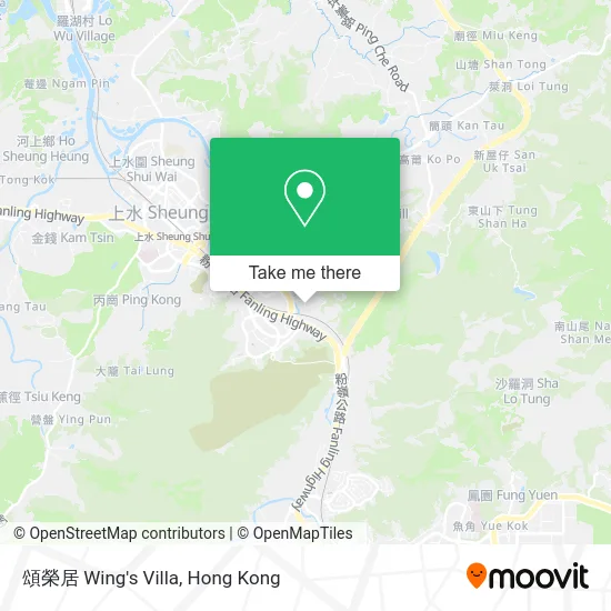 頌榮居 Wing's Villa map