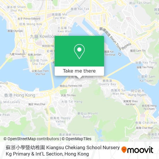 蘇浙小學暨幼稚園 Kiangsu Chekiang School Nursery Kg Primary & Int'L Section地圖
