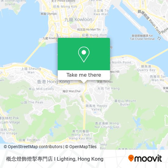 概念燈飾燈掣專門店 I Lighting地圖