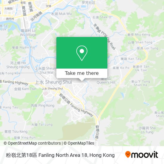 粉嶺北第18區 Fanling North Area 18地圖