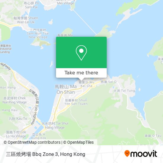 三區燒烤場 Bbq Zone 3 map