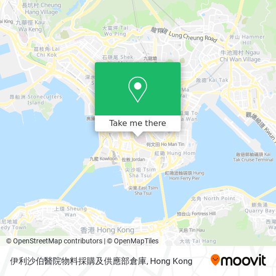 伊利沙伯醫院物料採購及供應部倉庫 map