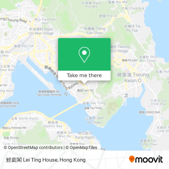 鯉庭閣 Lei Ting House map