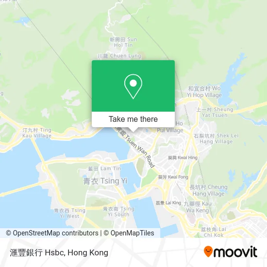 滙豐銀行 Hsbc map