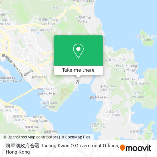 將軍澳政府合署 Tseung Kwan O Government Offices map