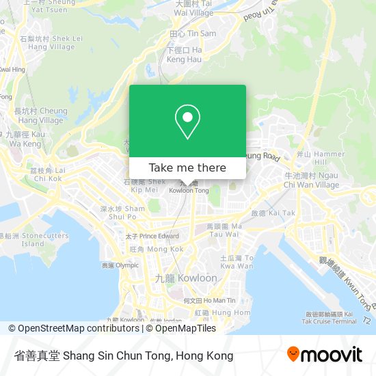 省善真堂 Shang Sin Chun Tong map