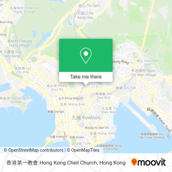 香港第一教會 Hong Kong Cheil Church map