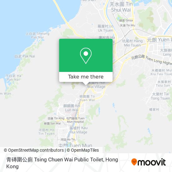 青磚圍公廁 Tsing Chuen Wai Public Toilet map