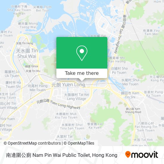 南邊圍公廁 Nam Pin Wai Public Toilet map