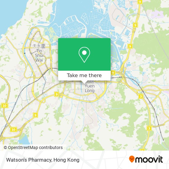 Watson's Pharmacy地圖