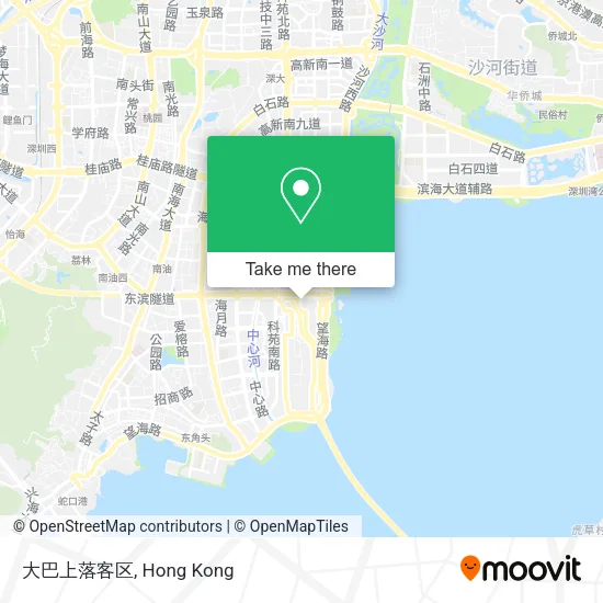 大巴上落客区地圖