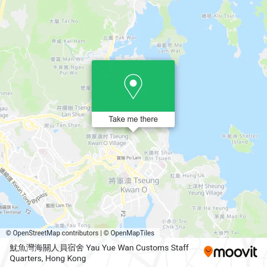 魷魚灣海關人員宿舍 Yau Yue Wan Customs Staff Quarters地圖