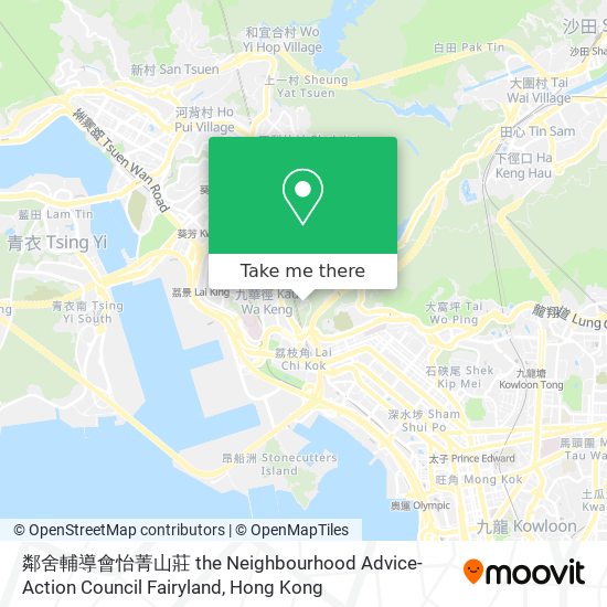 鄰舍輔導會怡菁山莊 the Neighbourhood Advice-Action Council Fairyland map