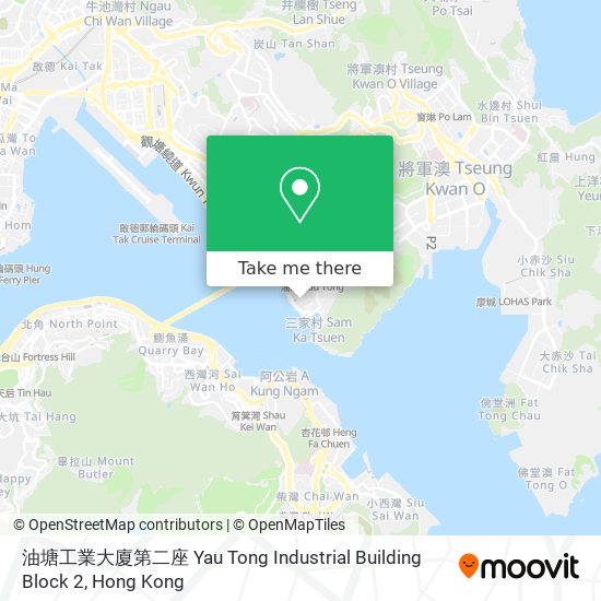 油塘工業大廈第二座 Yau Tong Industrial Building Block 2地圖