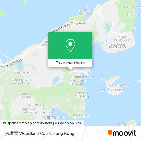 寶琳閣 Woodland Court map