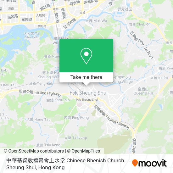 中華基督教禮賢會上水堂 Chinese Rhenish Church Sheung Shui地圖