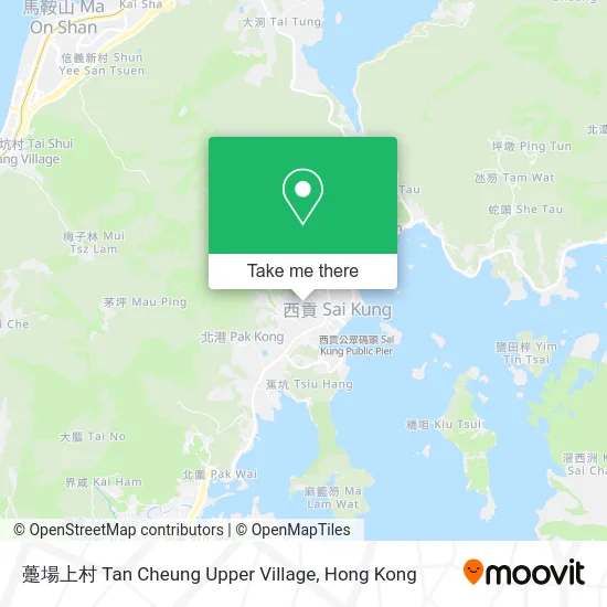 躉場上村 Tan Cheung Upper Village map