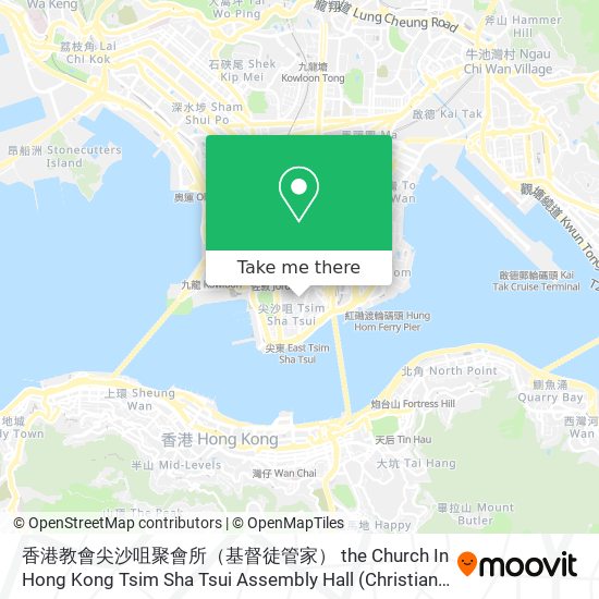 香港教會尖沙咀聚會所（基督徒管家） the Church In Hong Kong Tsim Sha Tsui Assembly Hall (Christian Stewards) map