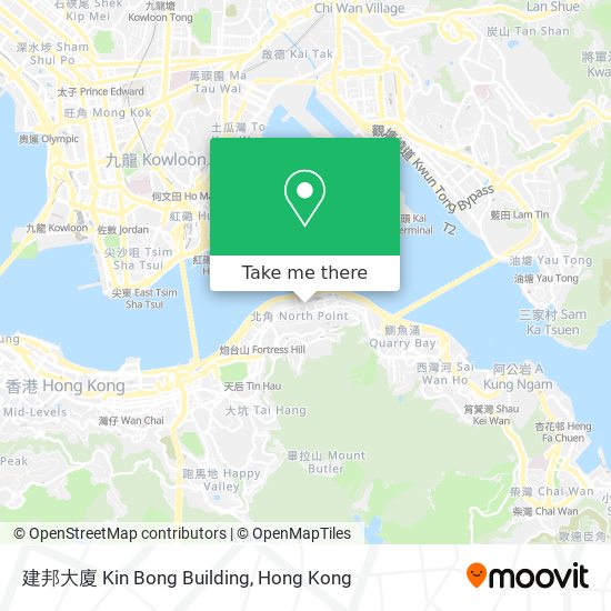 建邦大廈 Kin Bong Building map