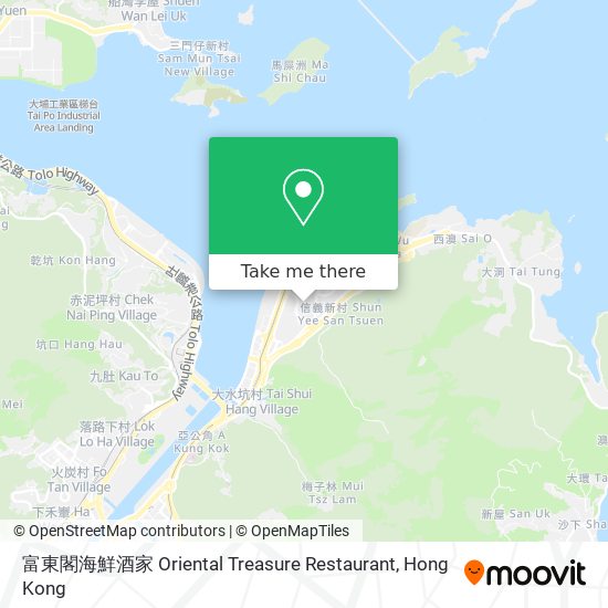 富東閣海鮮酒家 Oriental Treasure Restaurant地圖