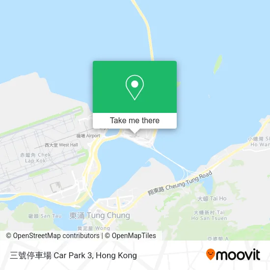 三號停車場 Car Park 3 map