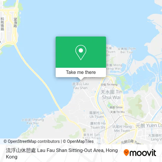 流浮山休憩處 Lau Fau Shan Sitting-Out Area地圖