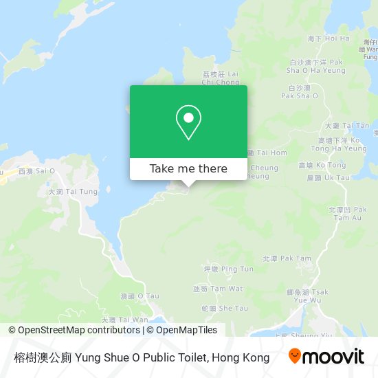 榕樹澳公廁 Yung Shue O Public Toilet map