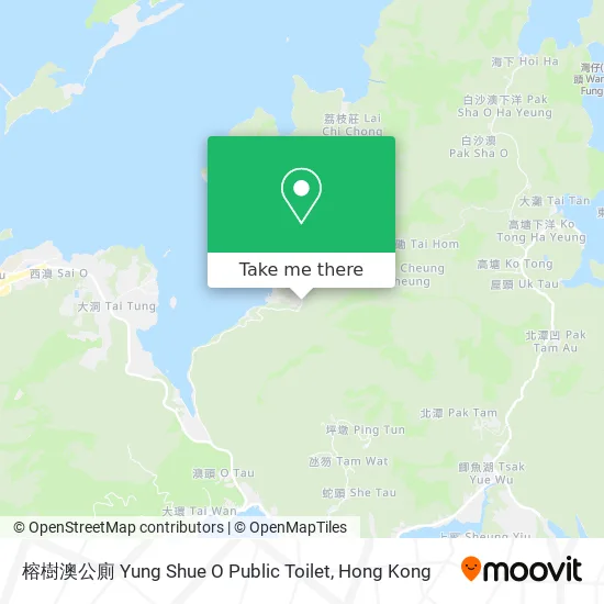 榕樹澳公廁 Yung Shue O Public Toilet地圖