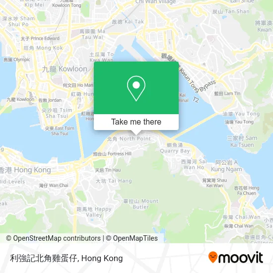 利強記北角雞蛋仔地圖