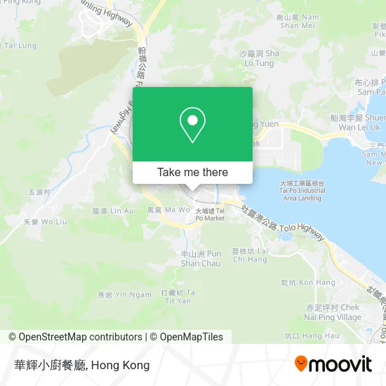 華輝小廚餐廳地圖