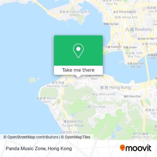 Panda Music Zone map