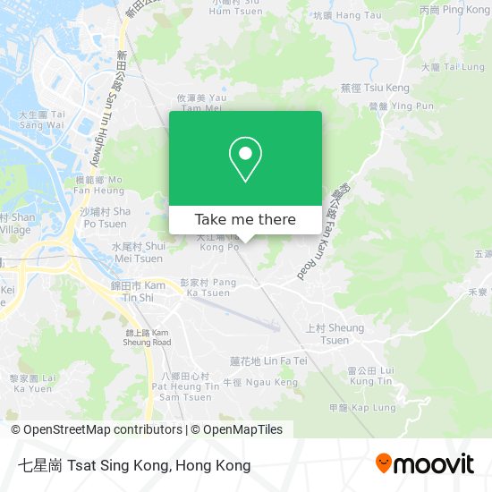 七星崗 Tsat Sing Kong地圖
