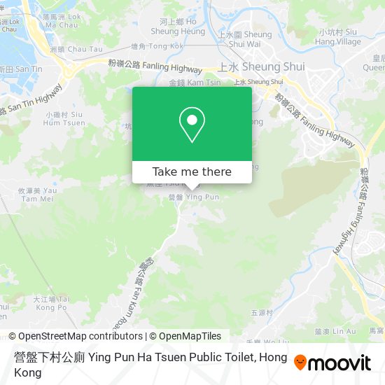 營盤下村公廁 Ying Pun Ha Tsuen Public Toilet map