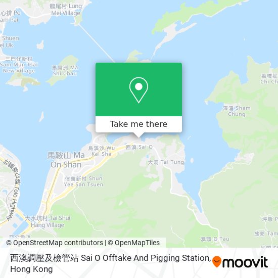 西澳調壓及檢管站 Sai O Offtake And Pigging Station map