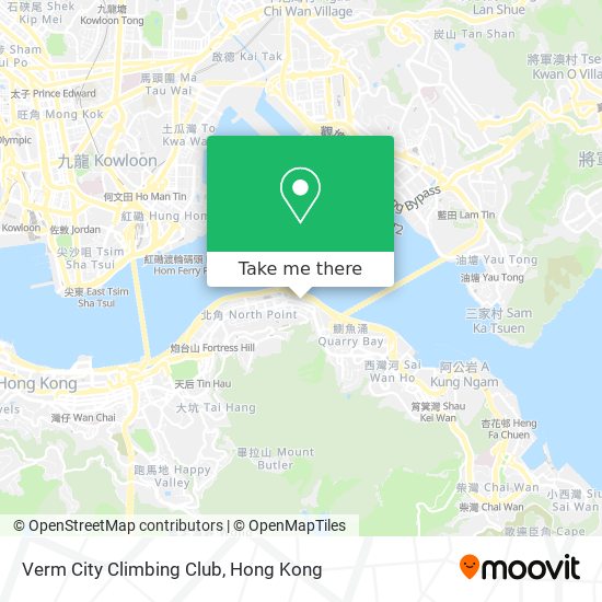 Verm City Climbing Club map