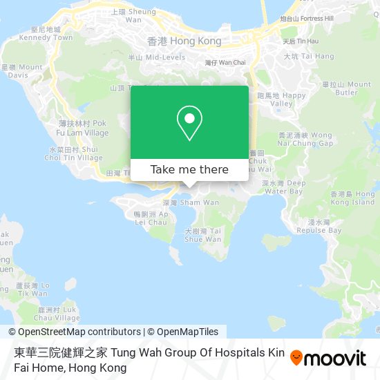 東華三院健輝之家 Tung Wah Group Of Hospitals Kin Fai Home map